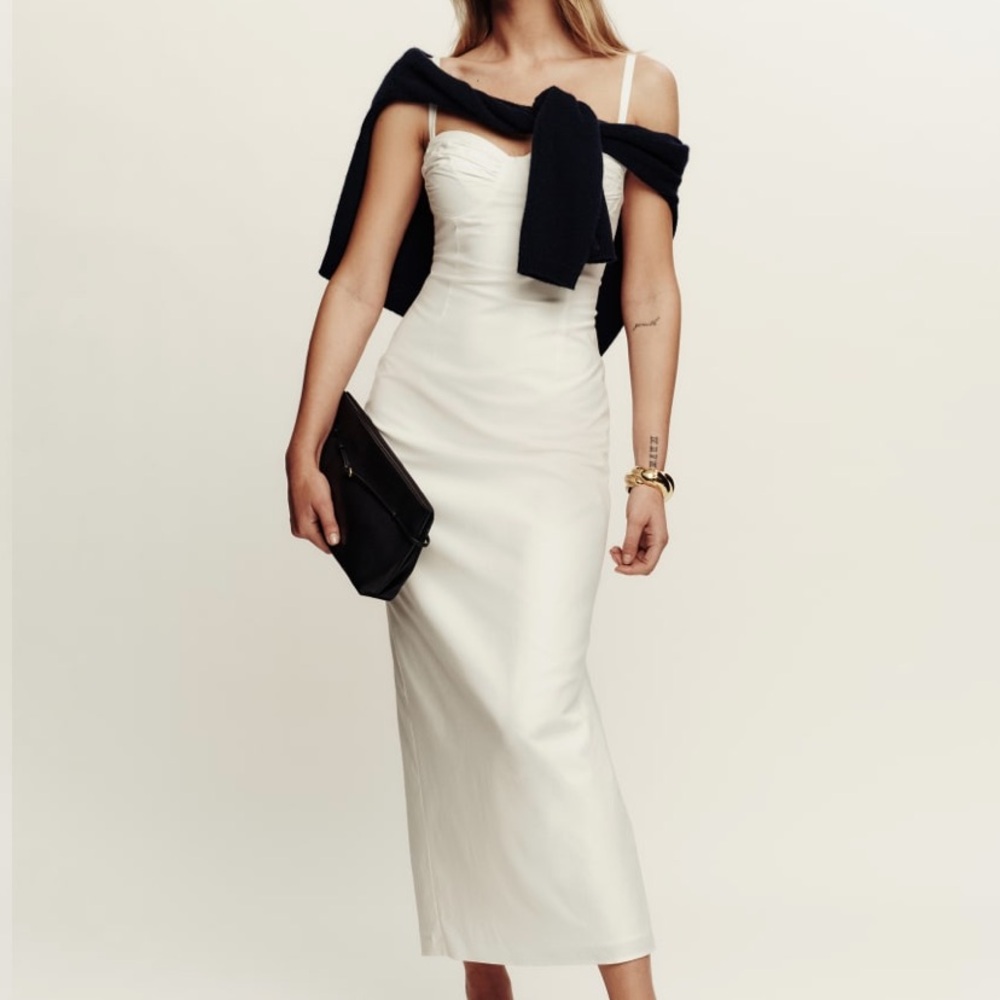 Reformation Stormi Dress White